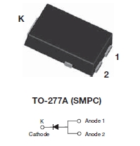 AS3PM, Выпрямительные лавинные диоды стандартного быстродействия